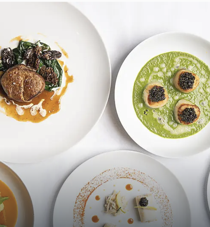 Fine dining served aboard a luxury expedition cruise